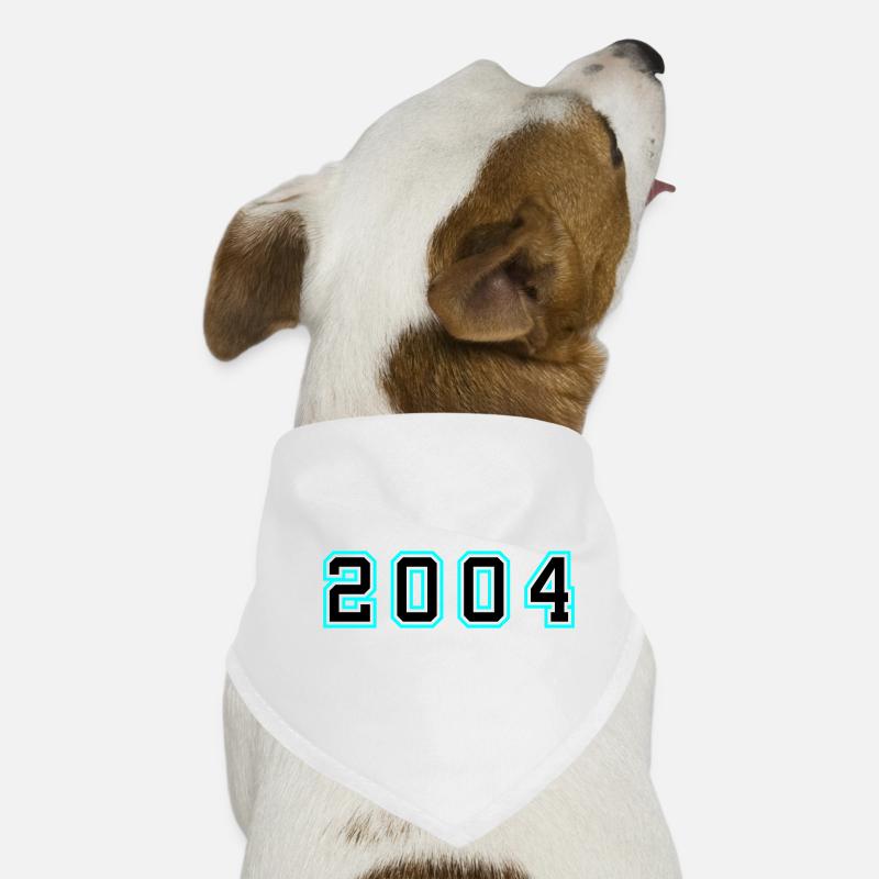 2004 Year Birthday Dog Bandana