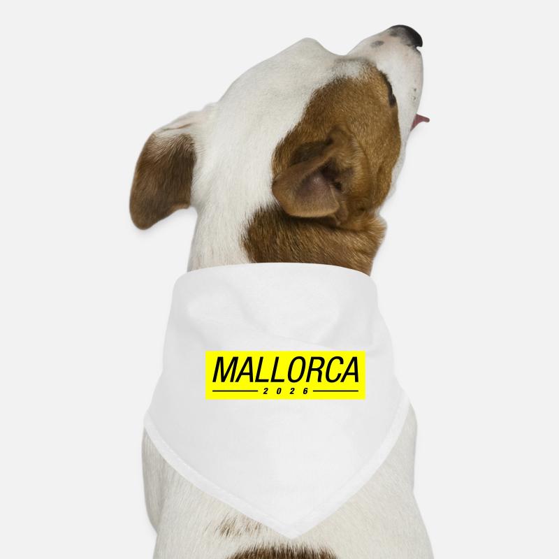 Majorque 2026 Vacances à Majorque Bandana pour chien