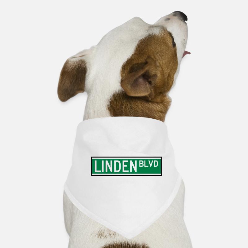 LINDEN BLVD SIGN Bandana pour chien