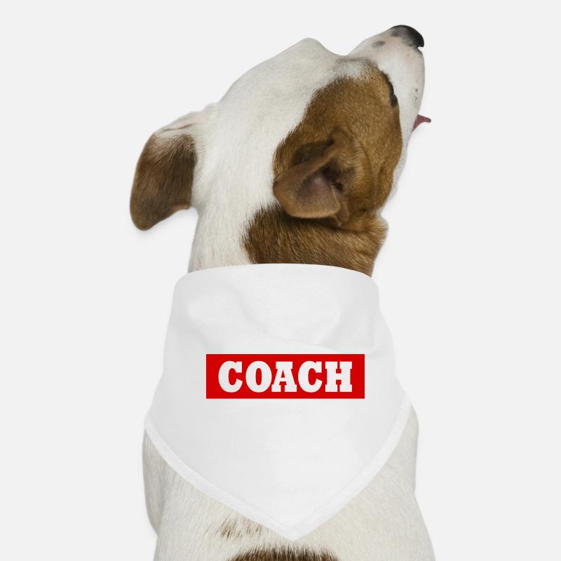 Coach - Hunde-Bandana - Weiß