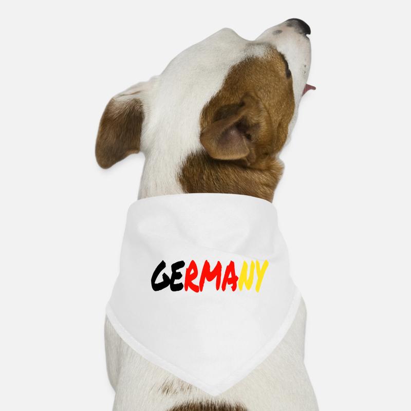 GERMANY Gradient Pinsel-Look Hunde-Bandana