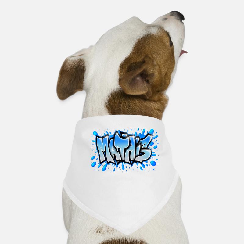 Mathis - Dog Bandana - white