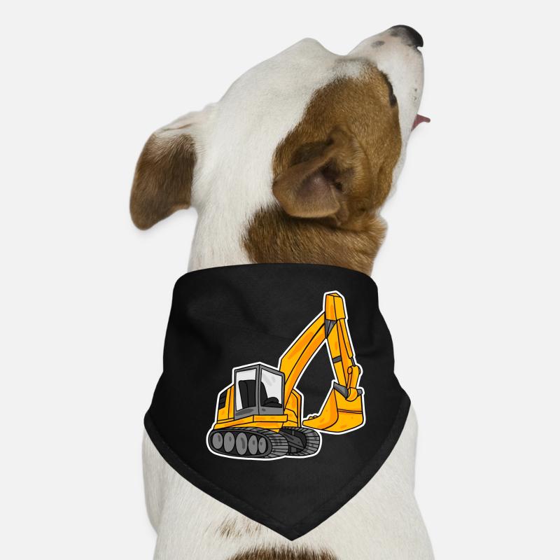 Pelles à godets Excavatrices Pelles Bandana pour chien
