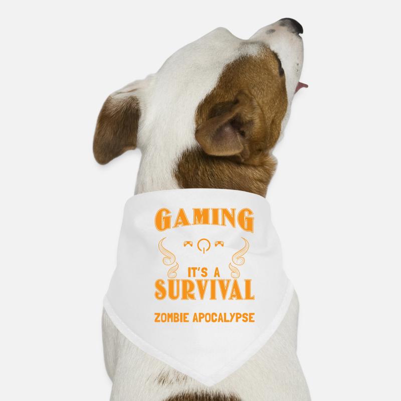 Zombie Apokalypse Waffen Monster Geschenkidee Hunde-Bandana