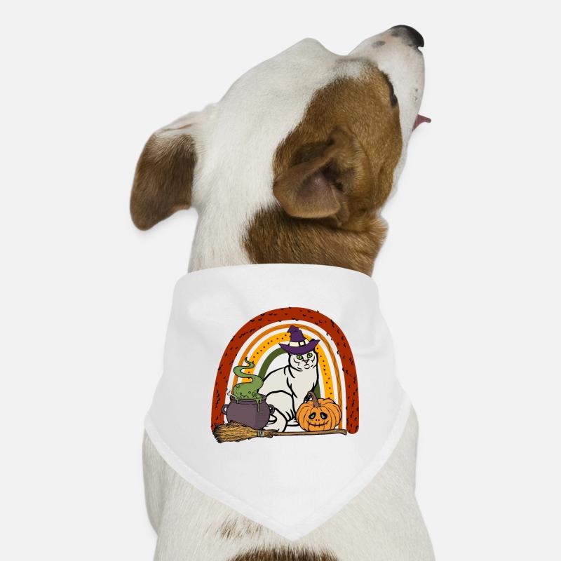 Mignon Chat d’Halloween Burmilla Bandana pour chien