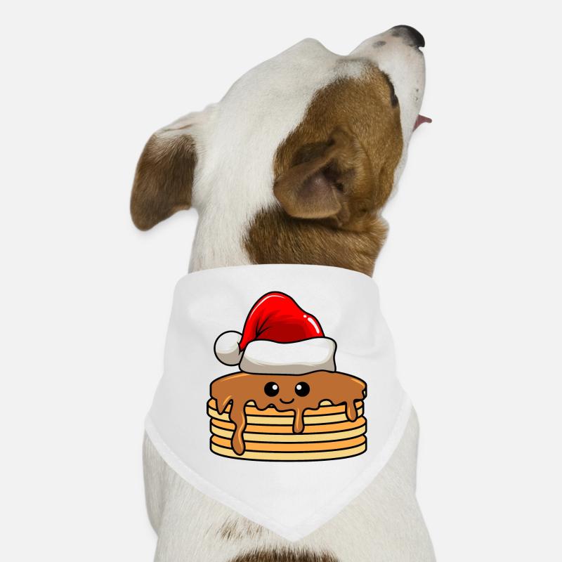 Pancake Weihnachten Comic Xmas Hunde-Bandana
