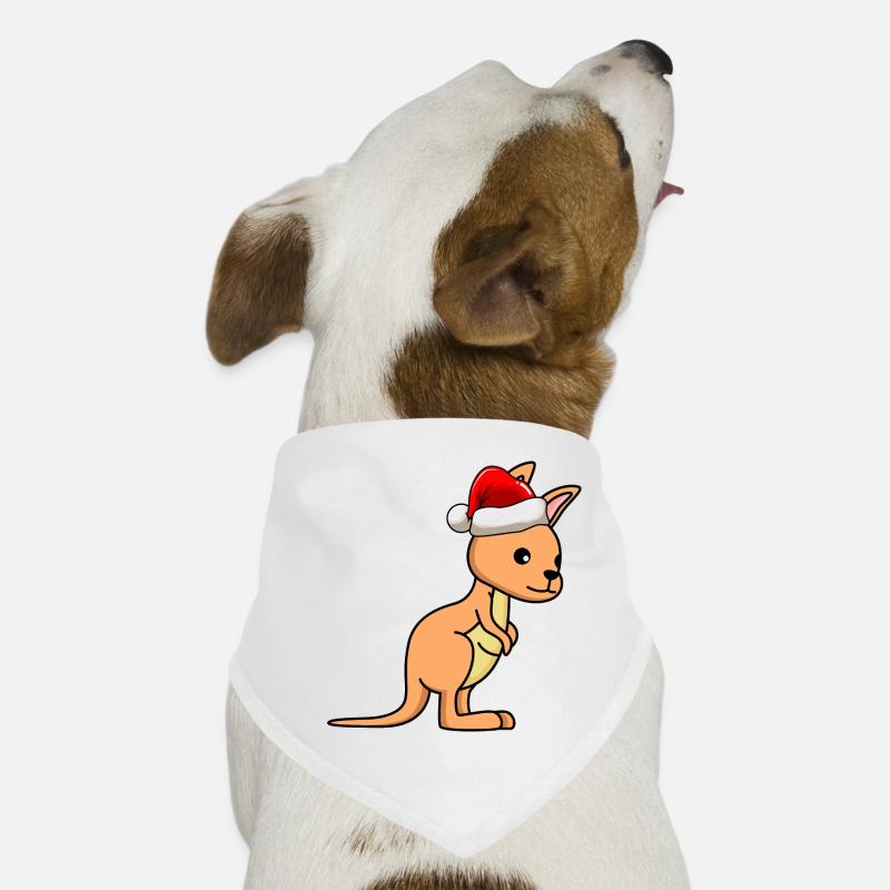 Kangaroo Comic Weihnachten Hunde-Bandana