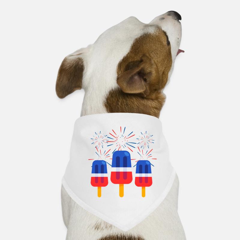 Popsicle Patriotic Hunde-Bandana