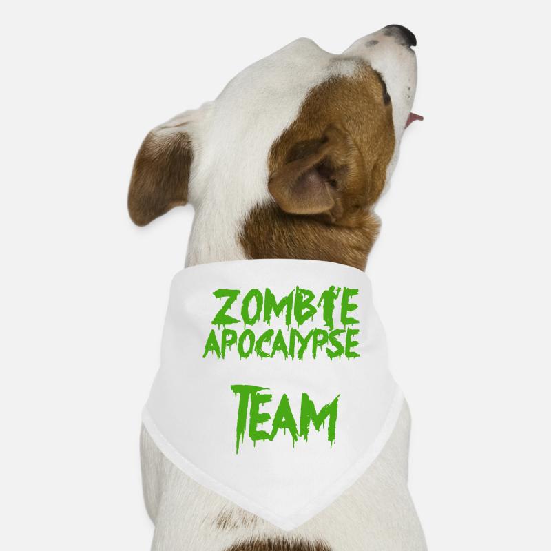 Préparation d’urgence de l’équipe de survie Zombie Apocalypse Bandana pour chien