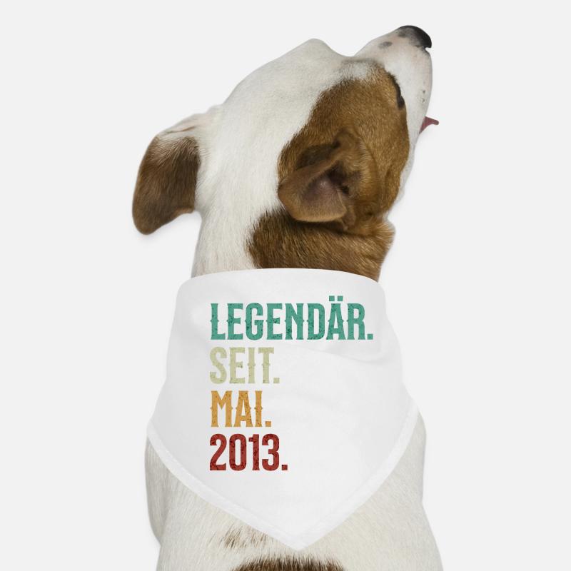 Legendär. Seit. Mai. 2013. Retro Birthday Hunde-Bandana