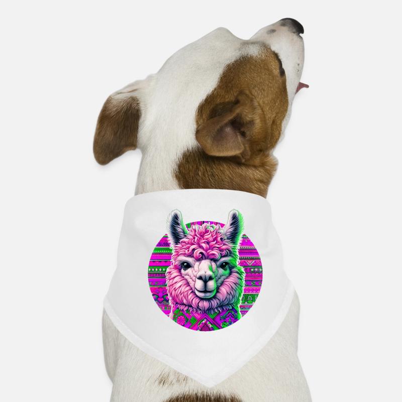 Alpaka Hunde-Bandana