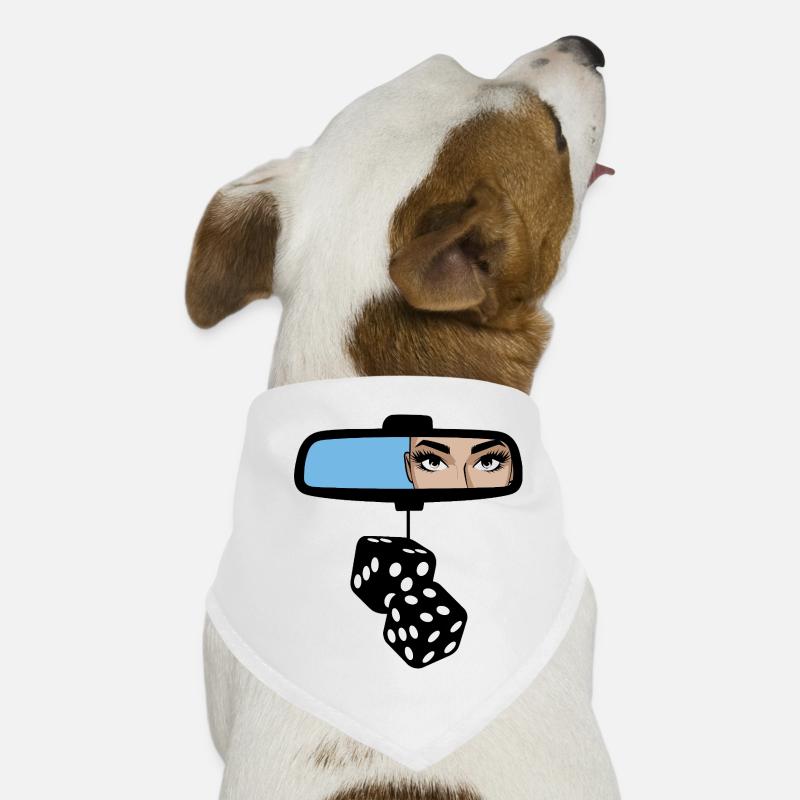 Rearview Mirror Eyes Dog Bandana