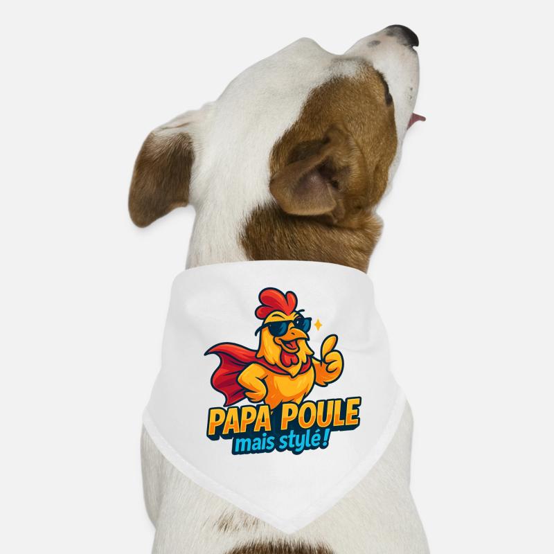 Chicken Style Mode Chic Hunde-Bandana