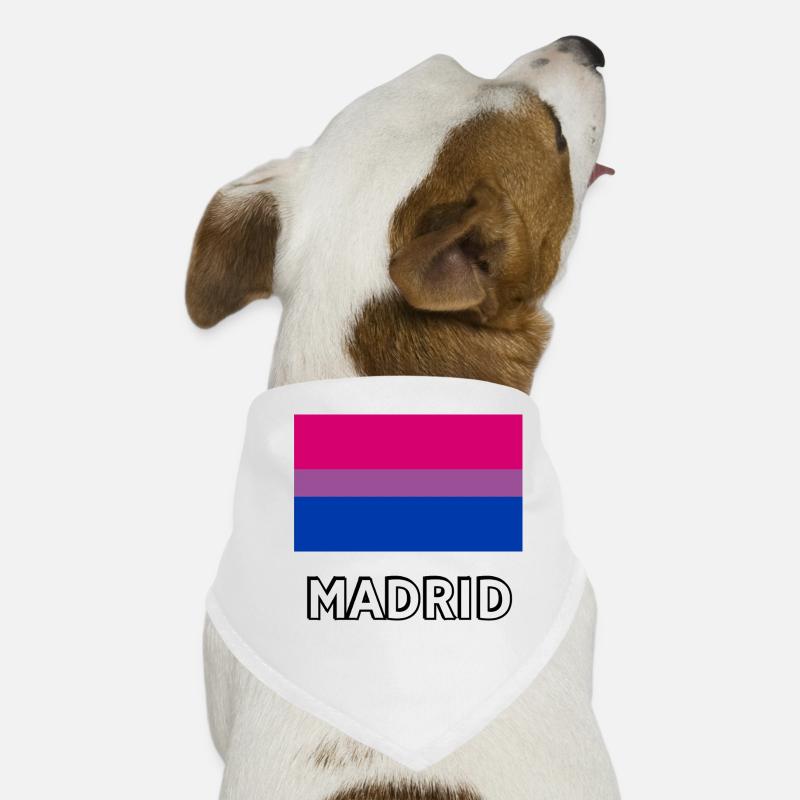 Bi Pride Flag Madrid Dog Bandana