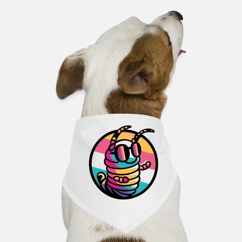 Wurm Bande dessinée cool Bandana pour chien