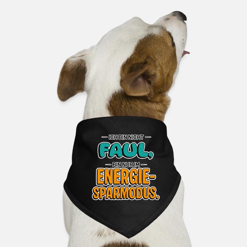 Je ne suis pas paresseux – Drôle de dicton Bandana pour chien