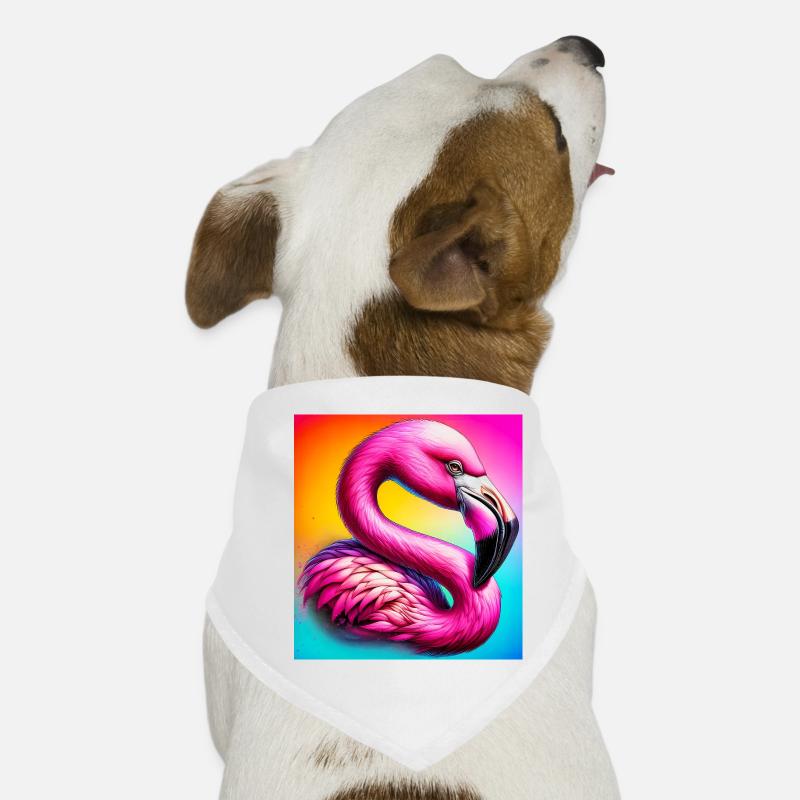 Flamingo Hunde-Bandana