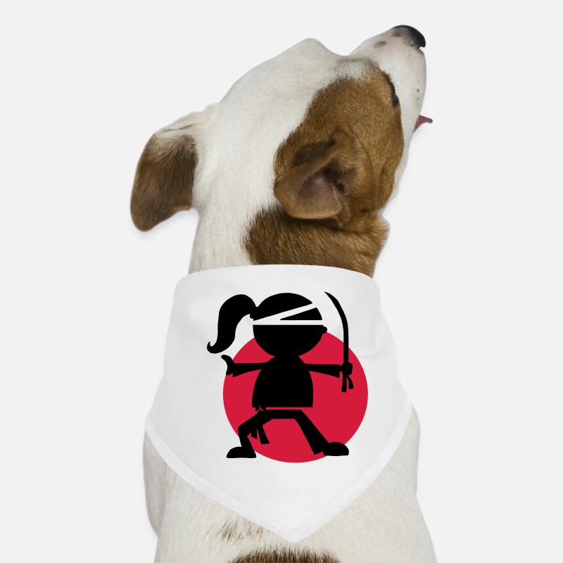 Urban Ninja Girl Dog Bandana