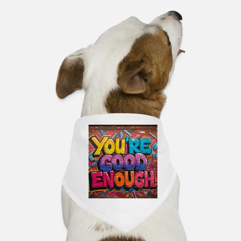 Inspirierende Graffiti-Textkunst Hunde-Bandana