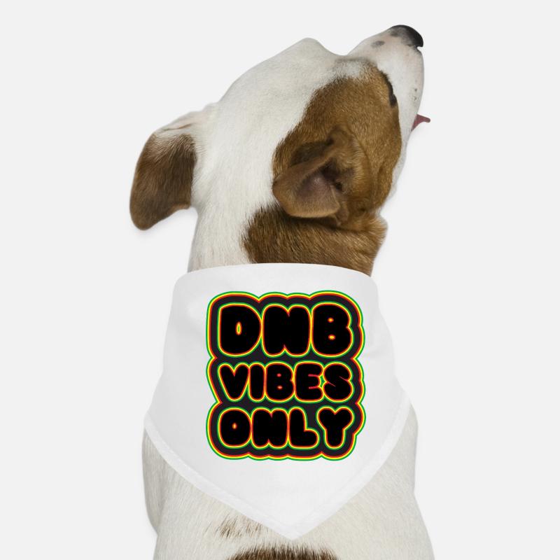 DNB Vibes Only Neon Dog Bandana
