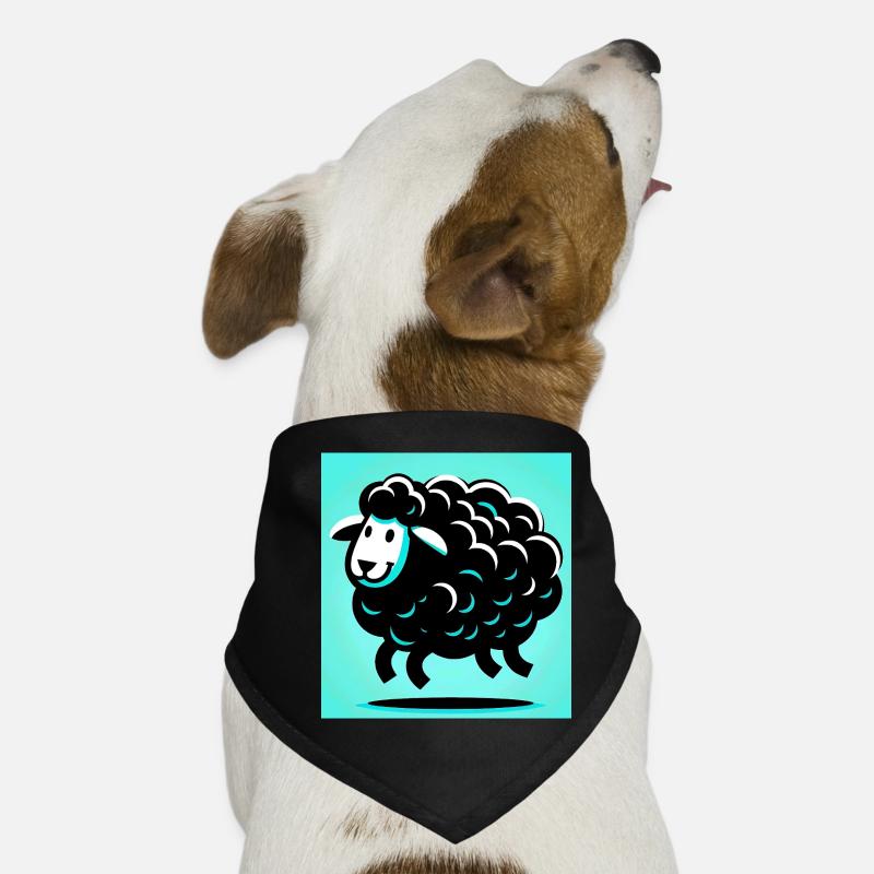 Mouton noir Bandana pour chien