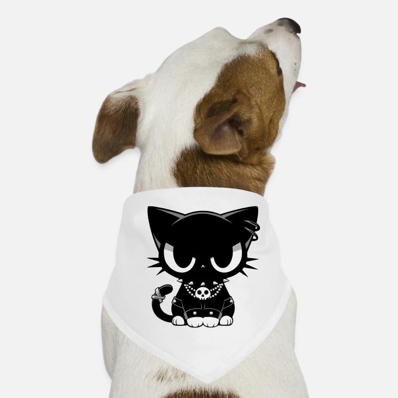 Goth Punk Katze Hunde-Bandana