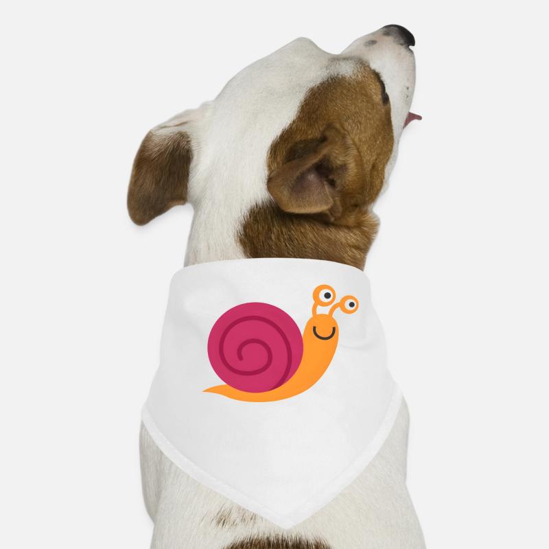 Petit Explorateur : Un escargot mignon pour les petits explorateurs Bandana pour chien