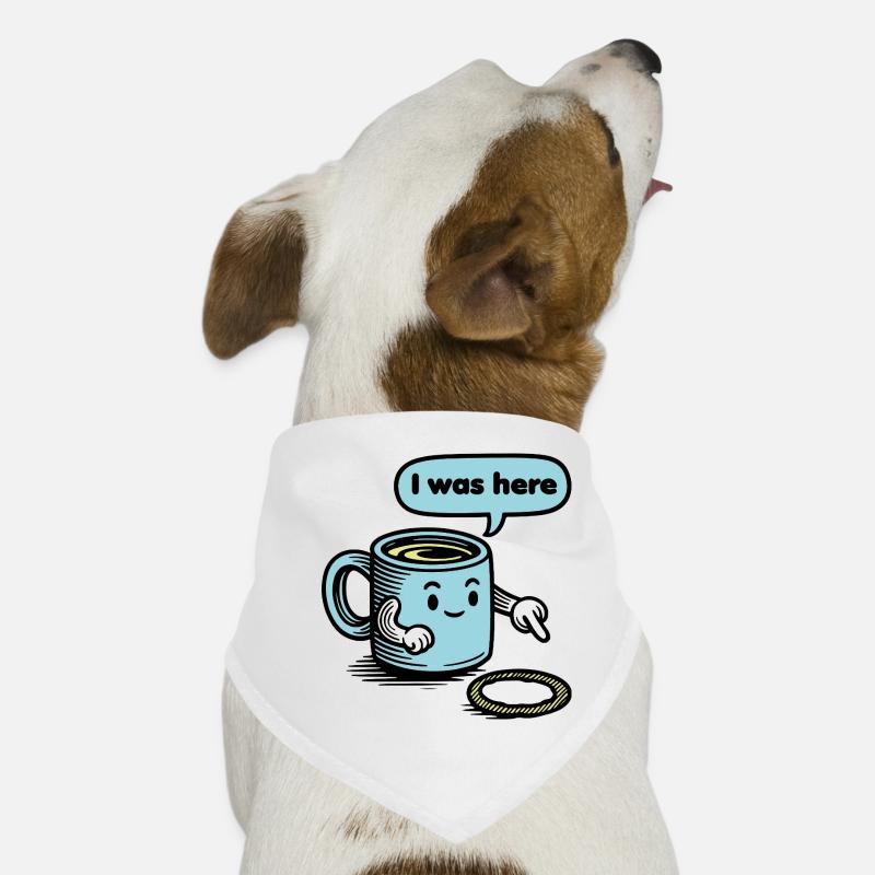 Lusitger Kaffee Spruch Hunde-Bandana