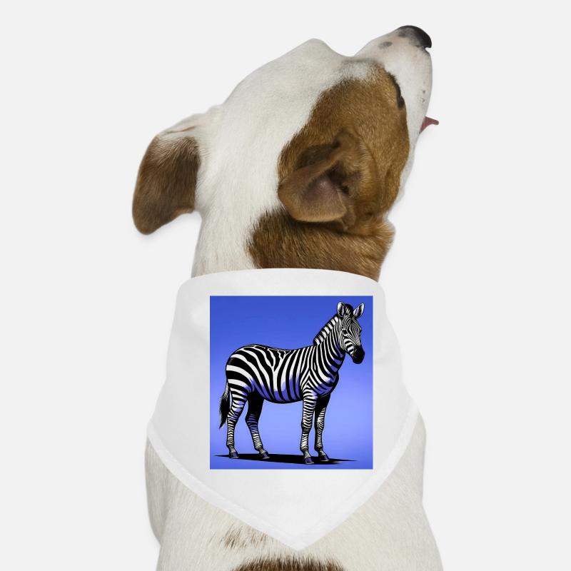 Zebra Hunde-Bandana