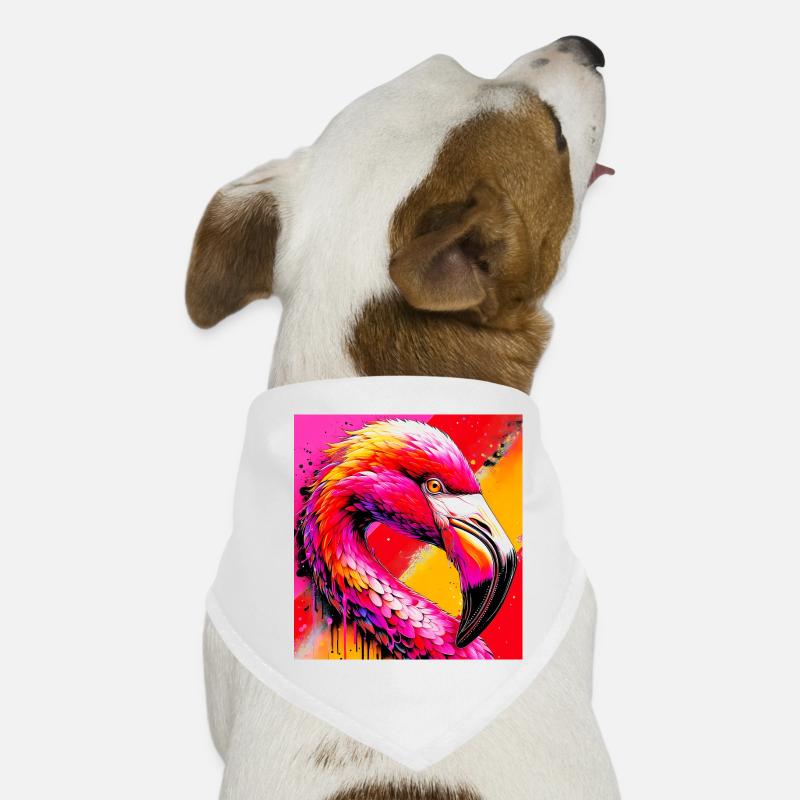 Flamingo Hunde-Bandana