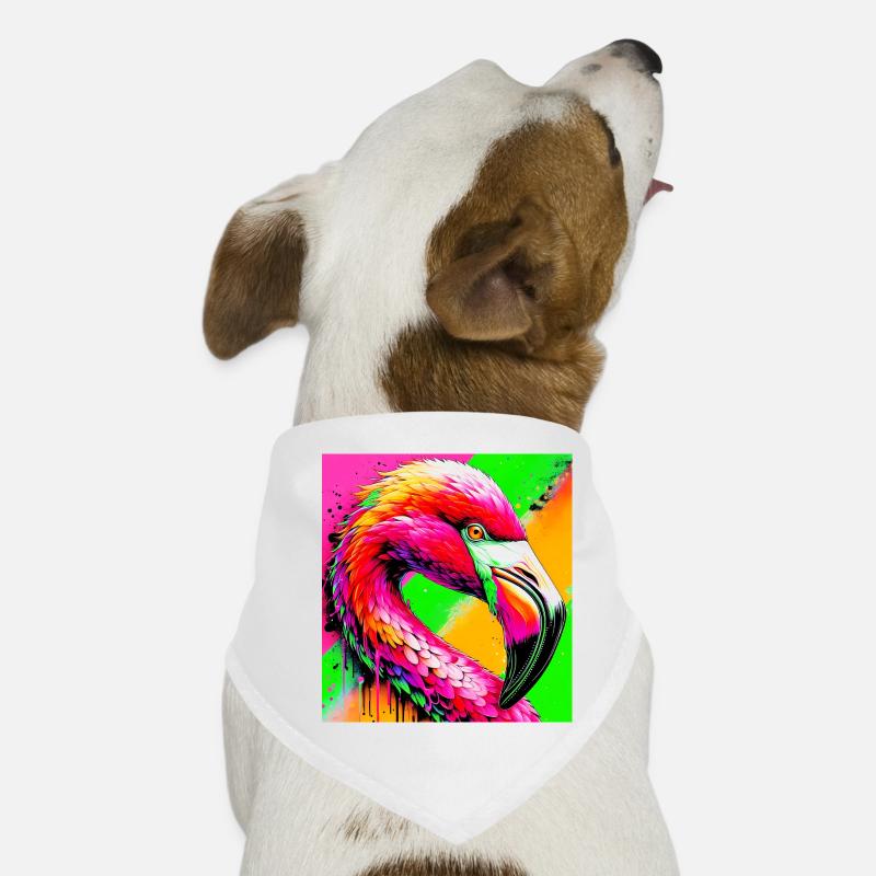 Flamingo Hunde-Bandana