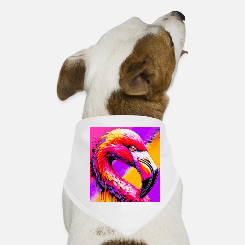 Flamingo Hunde-Bandana