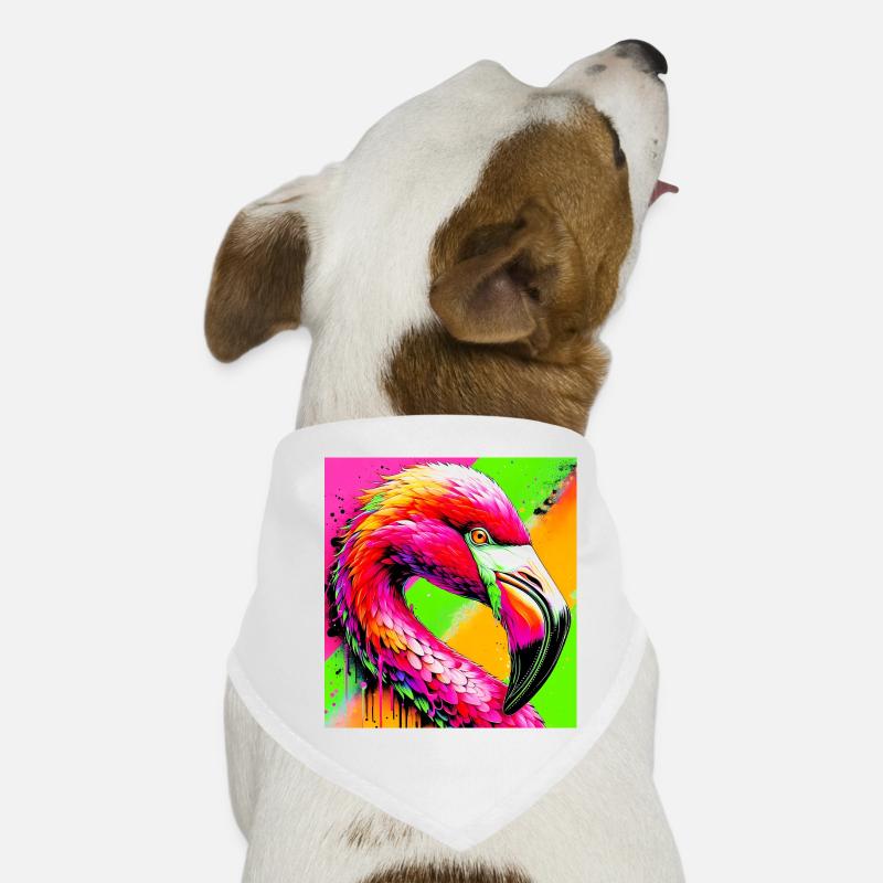 Flamingo Hunde-Bandana
