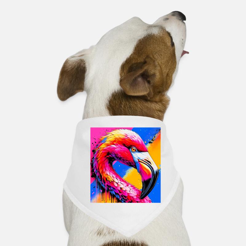 Flamingo Hunde-Bandana