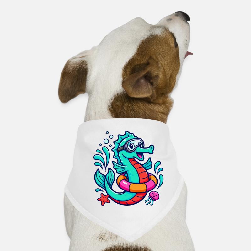 Hippocampe cool Bandana pour chien