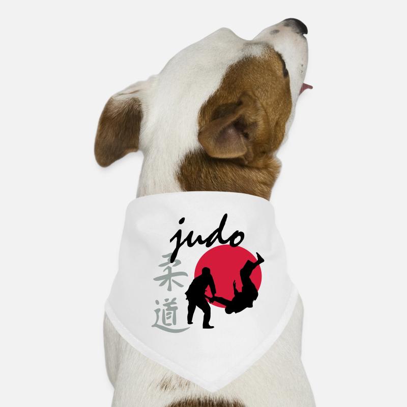 Judo - Hunde-Bandana - Weiß
