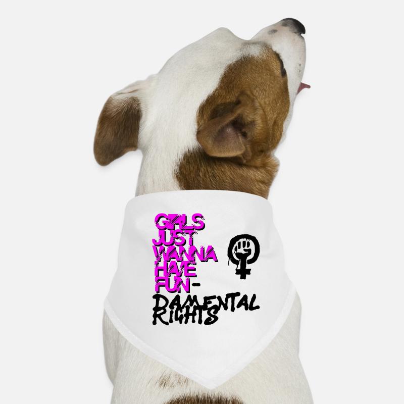 Girls just wanna have basic rights Dog Bandana