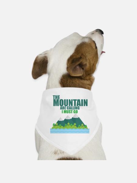 La montagne - Bandana pour chien - blanc