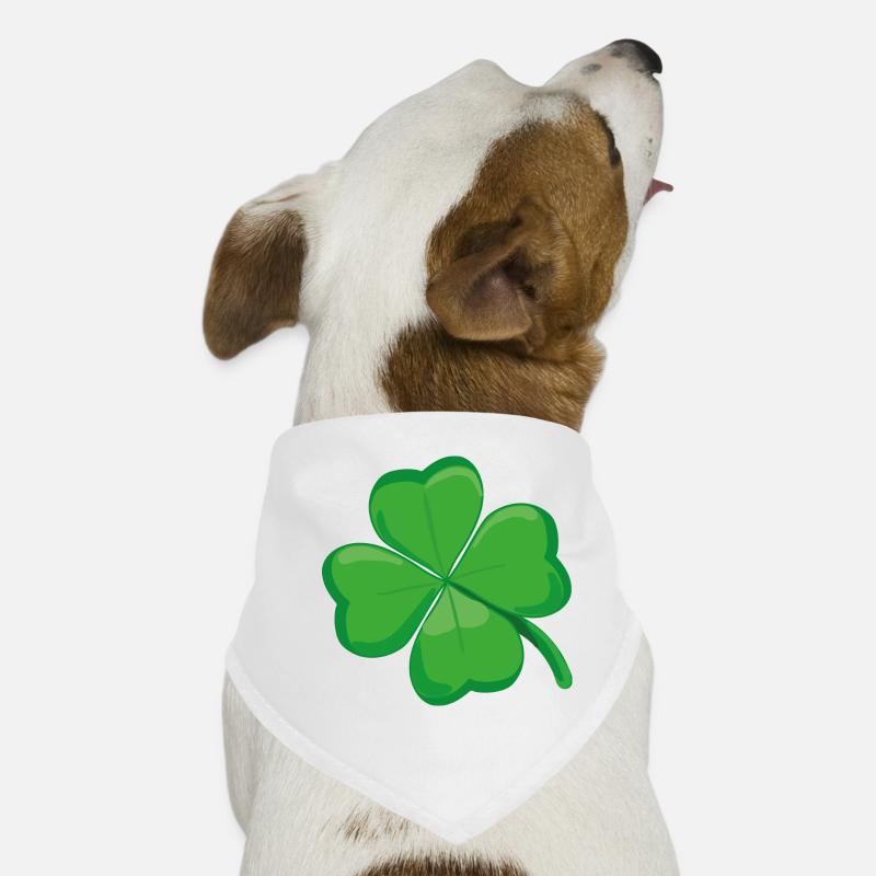 Kleeblatt Glücksbringer St. Patricks Klee Clover Hunde-Bandana