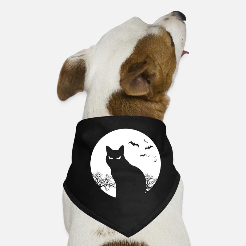 Chat Halloween Moon Gift Chats pour animaux de compagnie Bandana pour chien