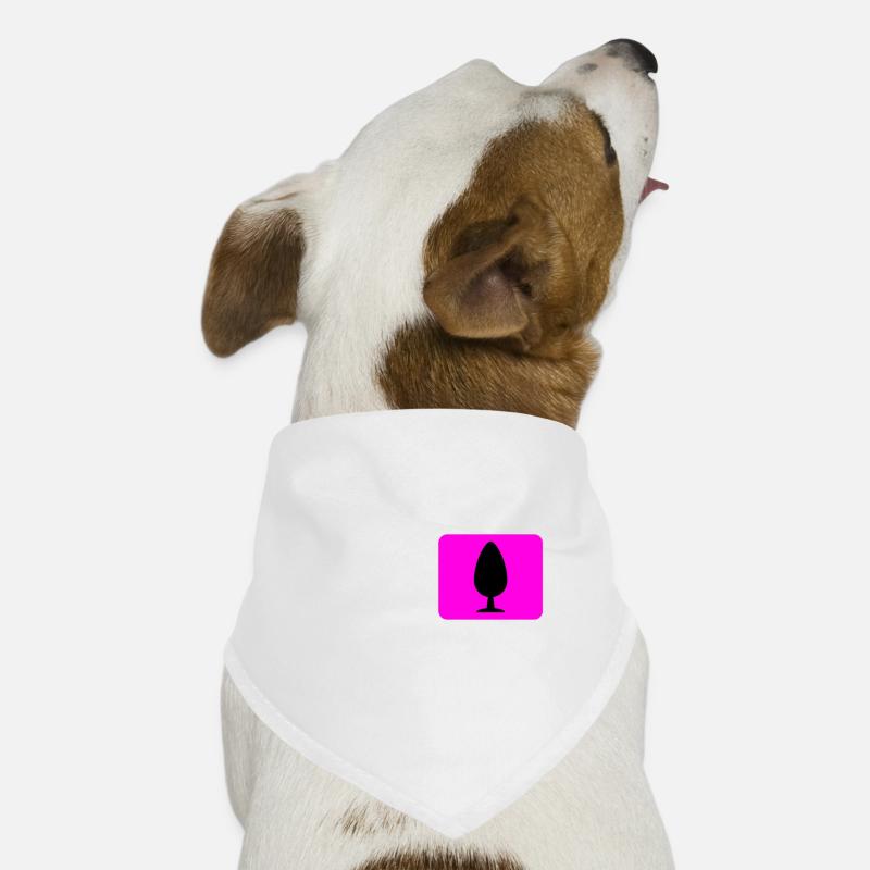 Butt Plug Icon Pink Dog Bandana