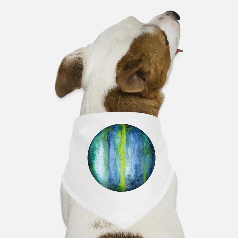 Uranus - Hunde-Bandana - Weiß