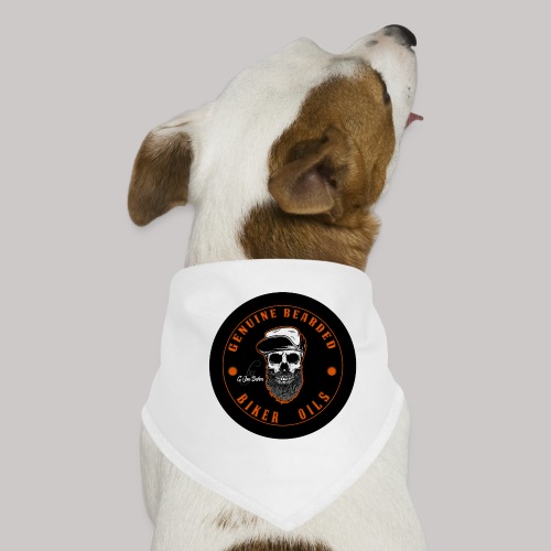 Bearded biker Oils - Joey J II skull Logo - Hunde-Bandana