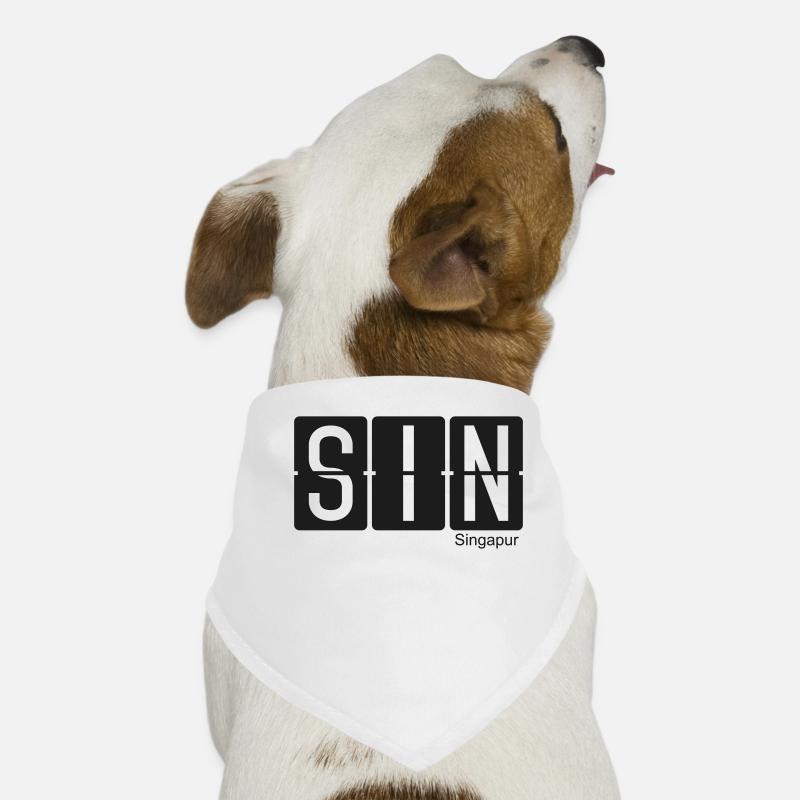 Singapur Hunde-Bandana