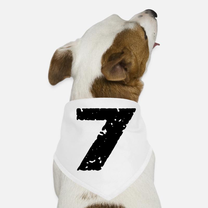 7 Number jersey Dog Bandana