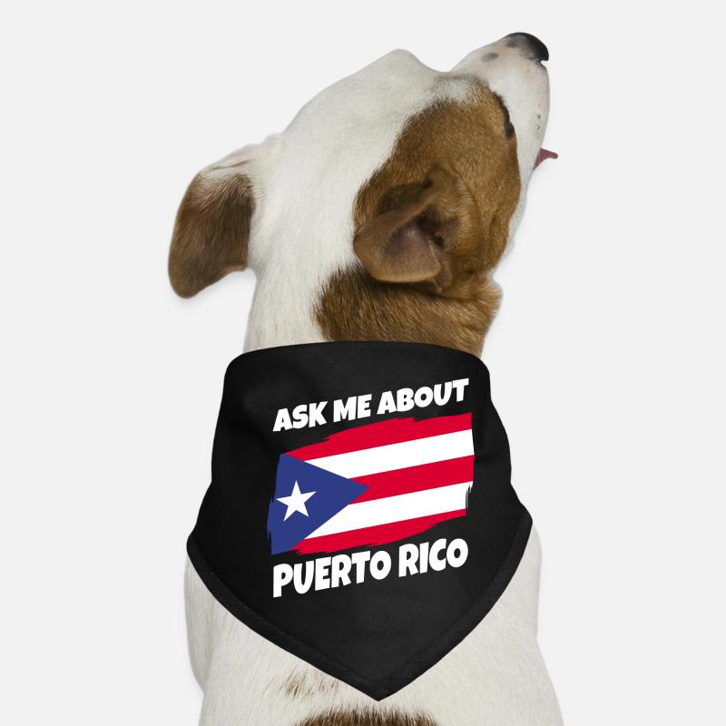Portoricains Bandana pour chien