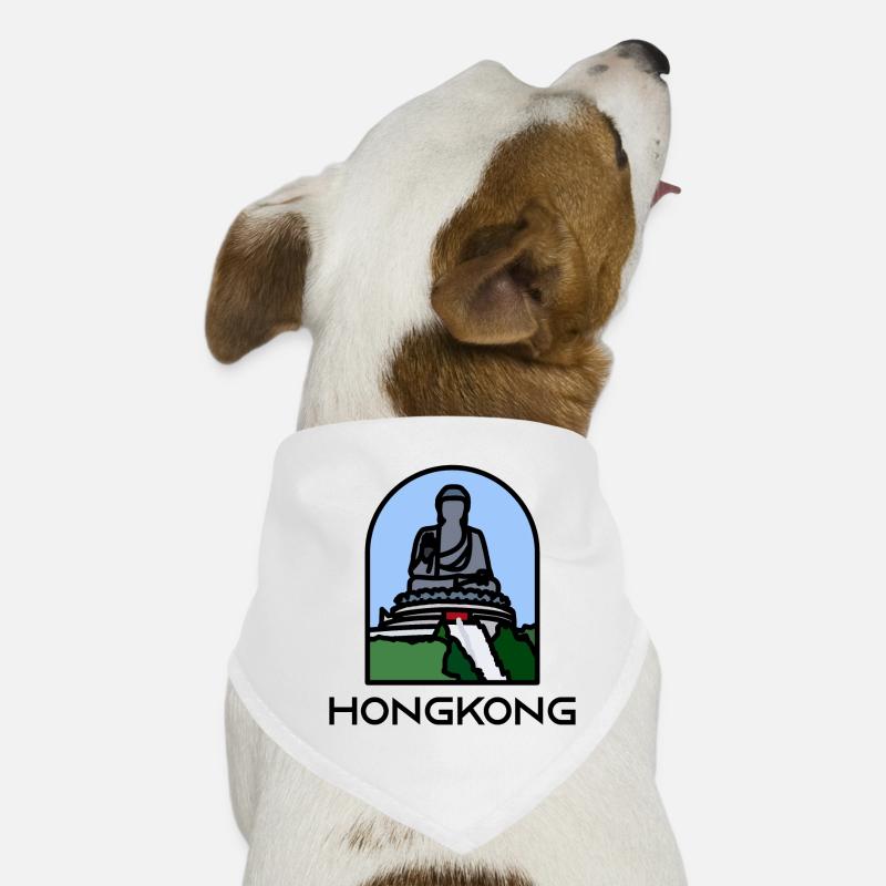 Hong Kong - Bouddha Tian Tan Bandana pour chien