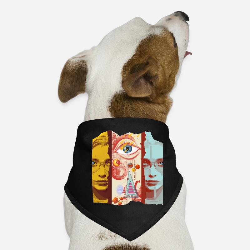Modern Art Design Dog Bandana