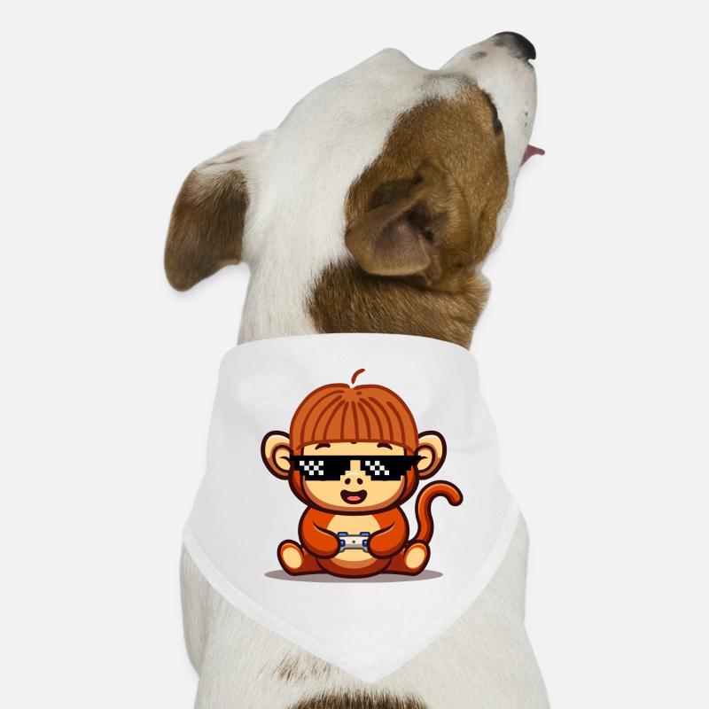 Gaming Monkey Dog Bandana