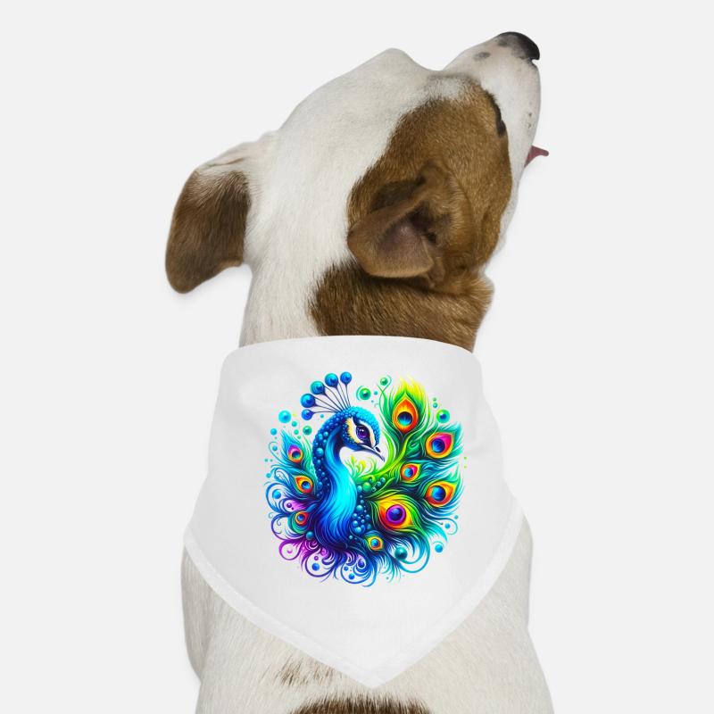Peacock Dog Bandana
